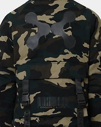 Dxxmlife Men's L-4 A Camo Utility Bomber Jacket