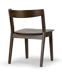 Glamour Home 29.53" Astor Rubberwood Dining Chair, Set of 2