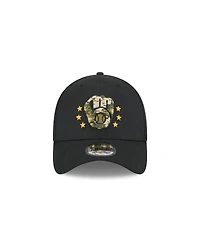 New Era Men's Black Milwaukee Brewers 2024 Armed Forces Day 39THIRTY Flex Hat
