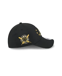 New Era Men's Black Atlanta Braves 2024 Armed Forces Day 39THIRTY Flex Hat