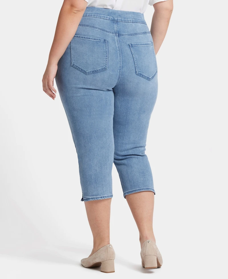 Nydj Plus Dakota Crop Pull-On Jeans