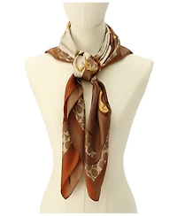 Coach 35" Tabby Silk Square Scarf