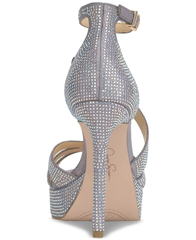 Jessica Simpson Women's Shyremin Strappy Platform Dress Sandals