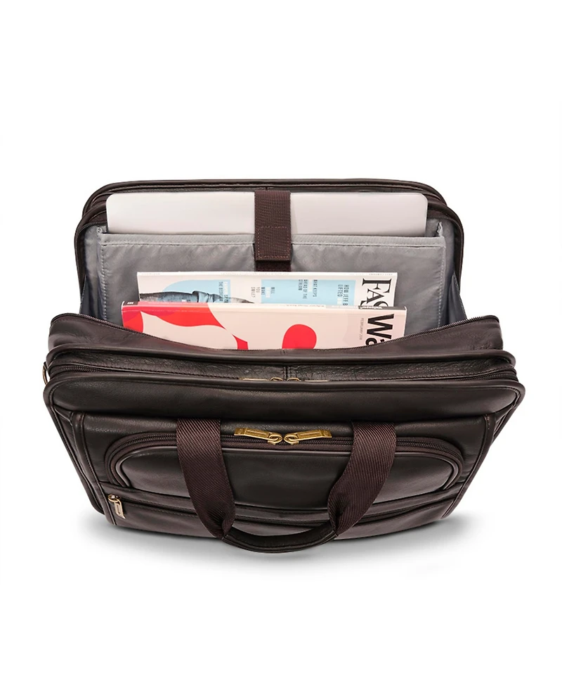 Solo New York Classic Leather Briefcase