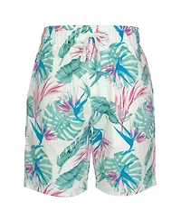 Univibe Big Boys Morning Flower Print Pull-On Short