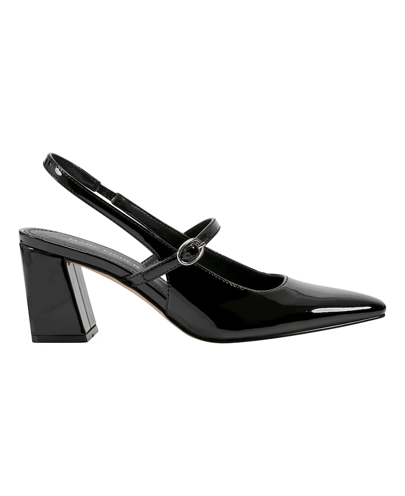 Marc Fisher Women's Lanai lock Heel Slingback Pumps