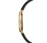 Raymond Weil Women's Swiss Toccata Black Leather Strap Watch 39mm