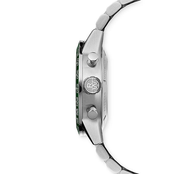 Raymond Weil Men's Swiss Automatic Chronograph Freelancer Stainless Steel Bracelet Watch 44mm