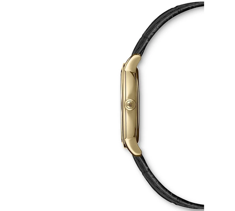 Raymond Weil Women's Swiss Toccata Black Leather Strap Watch 29mm
