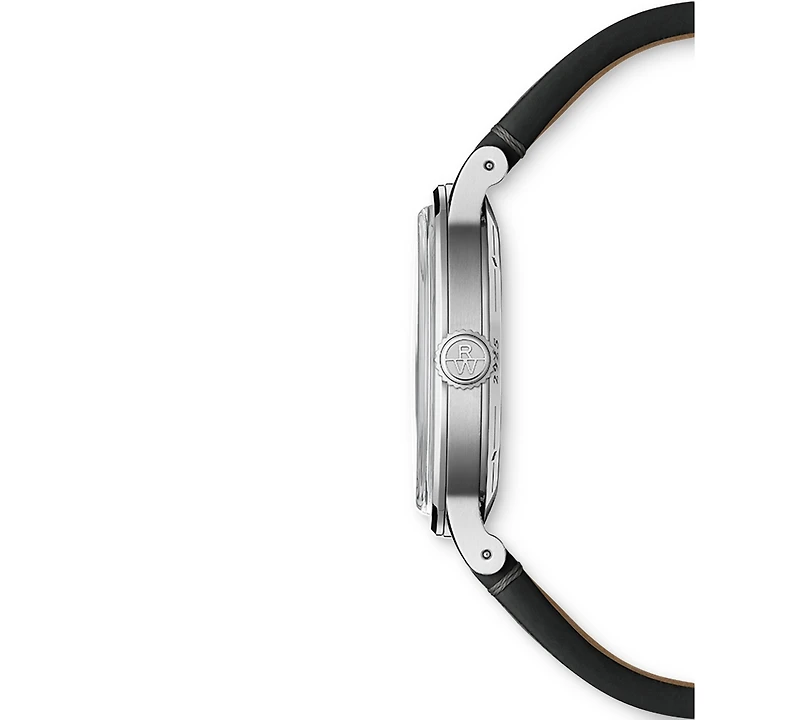 Raymond Weil Men's Swiss Automatic Millesime Black Leather Strap Watch 40mm