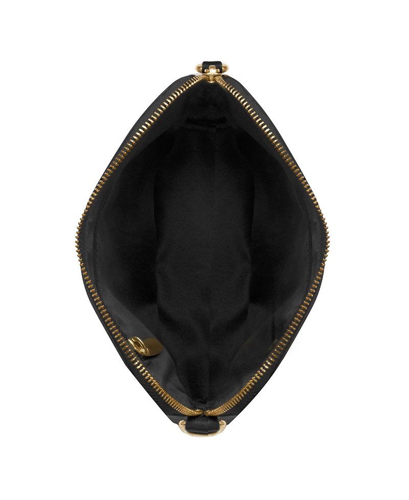 Champs Leather Top-Zip Shoulder Bag