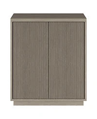 Hudson & Canal Alston 28" Wide Rectangular Accent Cabinet in Antiqued Gray Oak