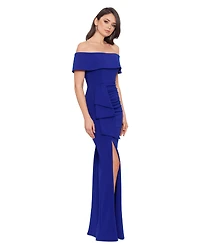 Xscape Off-The-Shoulder Gown