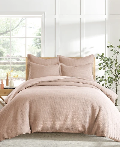 Levtex Cloud Waffle Textured 3-Pc. Comforter Set, Full/Queen