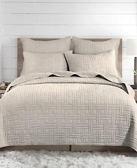 Levtex Melange Stitch Stitching 3-Pc. Quilt Set, Full/Queen