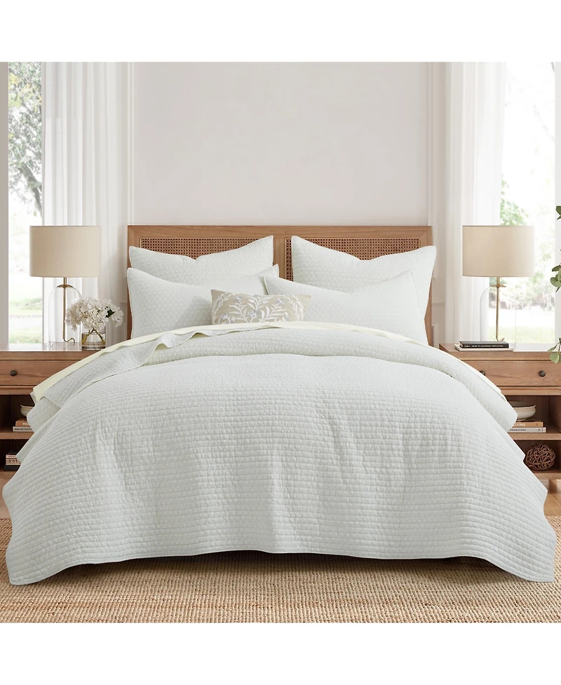 Levtex Eyelet Embroidered 3-Pc. Quilt Set, King/California King