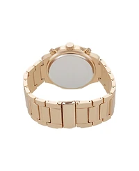 Ed Hardy Men's Brushed Gold-Tone Metal Bracelet Watch 46mm