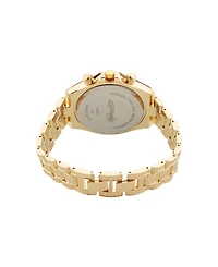 Ed Hardy Women's Quartz Shiny Gold-Tone Metal Alloy Watch 40mm