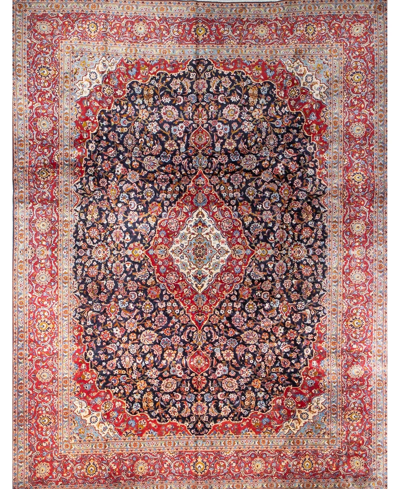 Bashian One of a Kind Kashan 10'x13' Area Rug