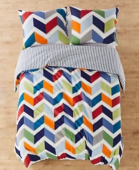 Levtex Dominik Reversible 3-Pc. Duvet Cover Set, Full/Queen