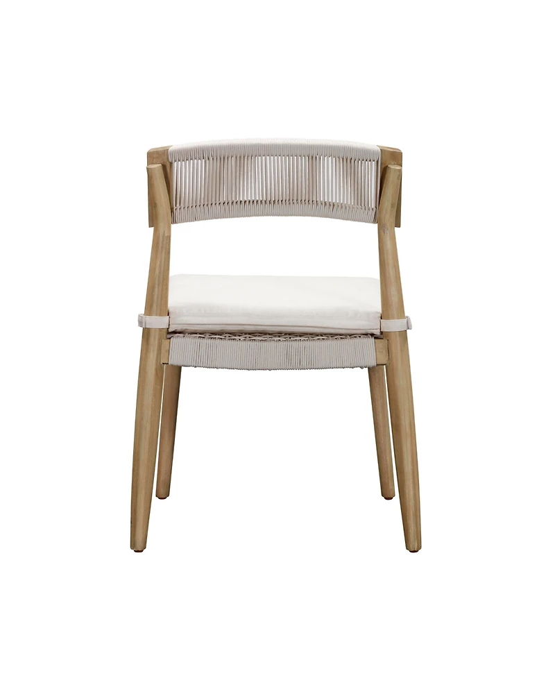 Tov Furniture 2 Pcs Outdoor Dining Chair