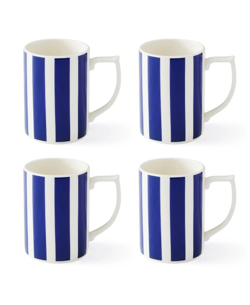 Spode Blue Italian Steccato 16 Pc. Dinnerware Set, Service for 4