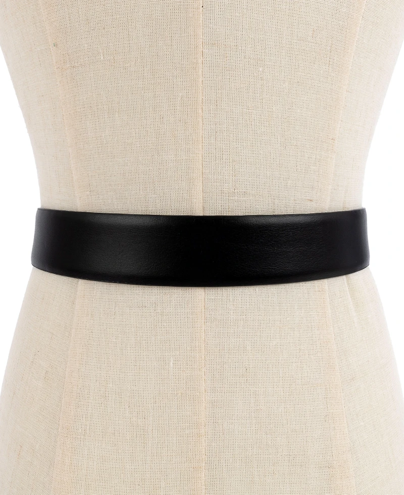 Michael Kors Women's 32MM smooth leather belt