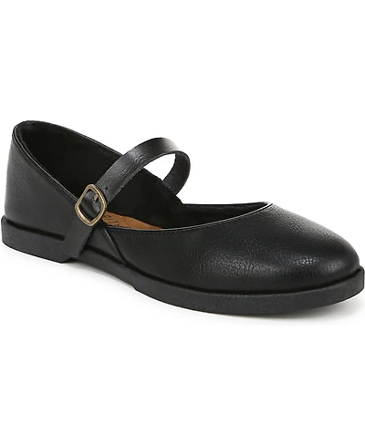 Blowfish Malibu Women's Empower Mary Jane Flats - Black Faux Leather