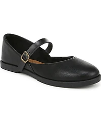 Blowfish Malibu Women's Empower Mary Jane Flats - Black Faux Leather