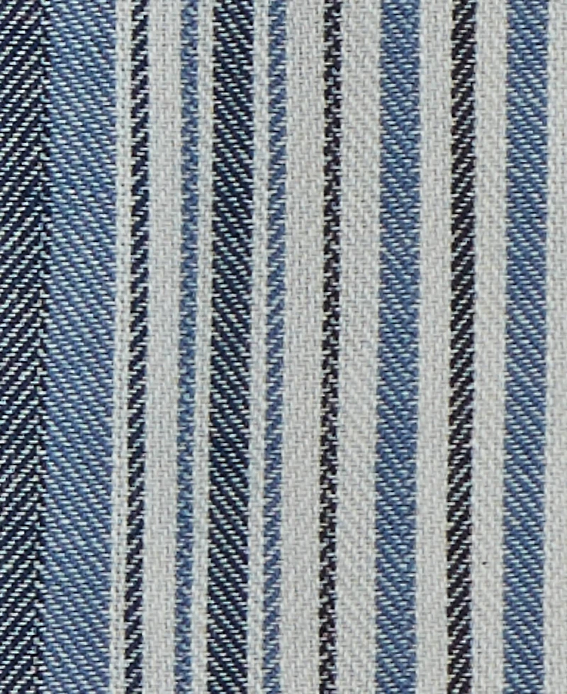 Design Imports Assorted Pattern, Kitchen Collection, Dishtowels Dishcloth, Marine Blue, 5 Piece