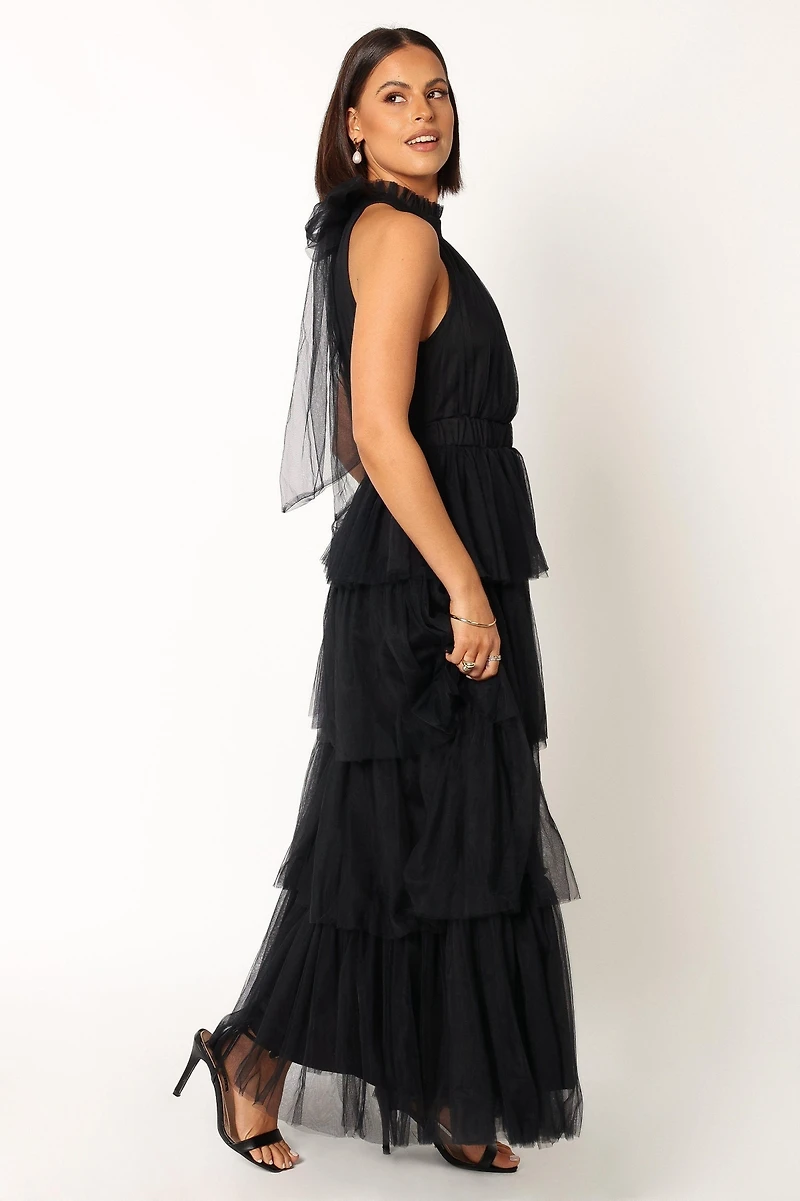 Women's Frances Halter neck Maxi Dress