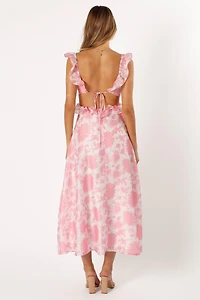 Petal and Pup Women's Rori Ruffle Maxi Dress