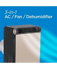 Black+Decker 3-in-1 Personal Portable Air Conditioner, Portable Fan & Dehumidifier, Windowless Air Conditioner with Electronic Control Panel, Led Disp