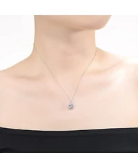 GiGiGirl Two Tone Rose Gold and White Gold Plated Infinity in Open Circle Pendant