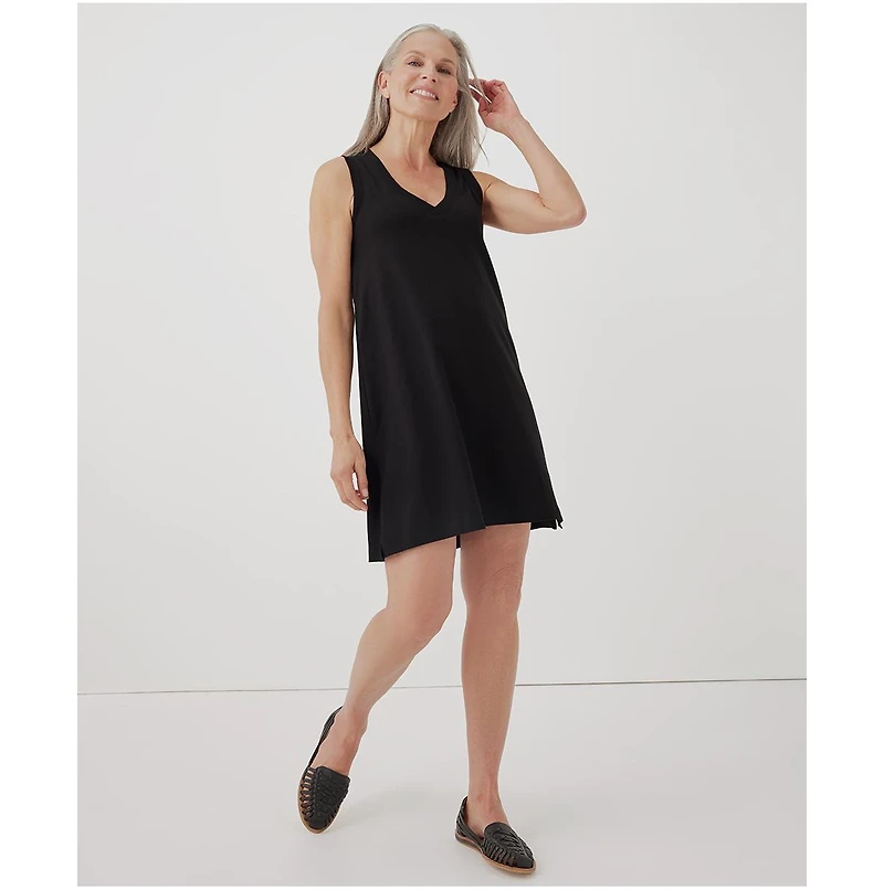 Pact Women's Organic Cotton Softspun A-Line Tank Dress