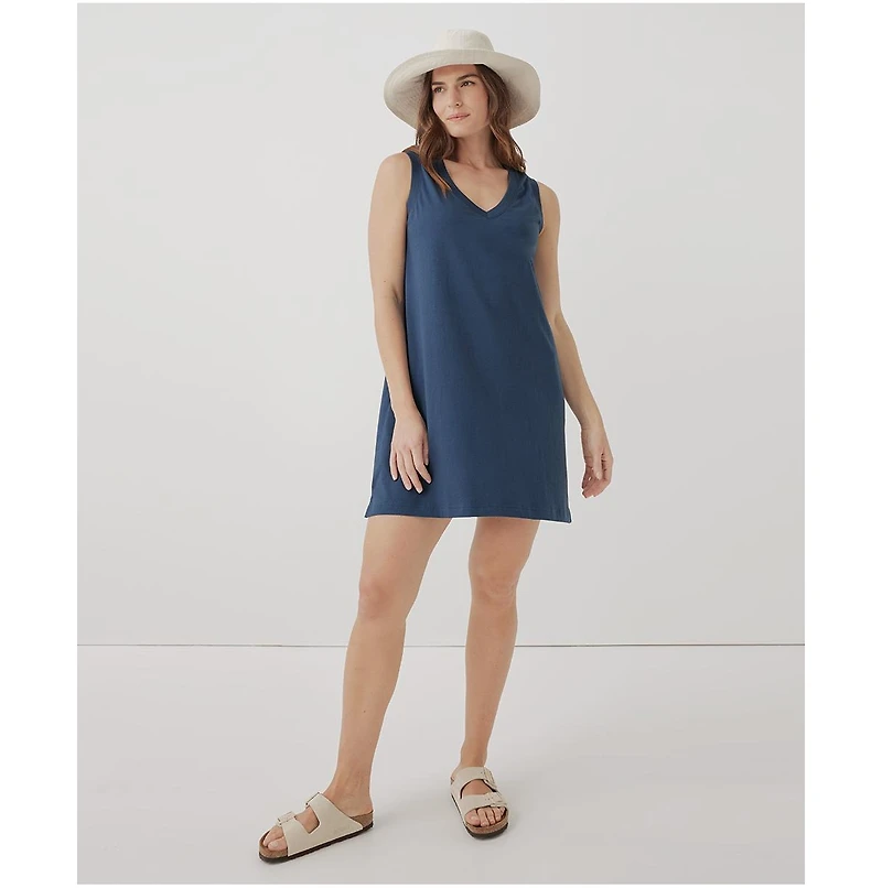 Pact Women's Organic Cotton Softspun A-Line Tank Dress