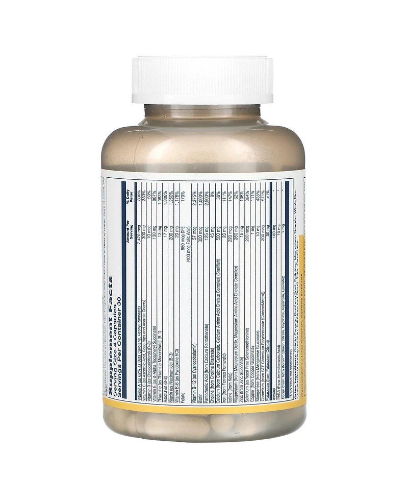 Solaray High Potency Multi-Vita Mega-Mineral Multivitamin - 120 Capsules