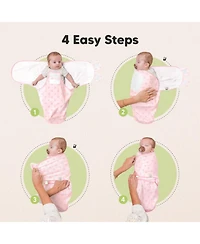 KeaBabies 3pk Soothe Zippy Baby Swaddles 0-6 Months, Newborn Sleep Sacks, Zipper Swaddle, Wearable Swaddle Blanket