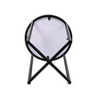 Fairdale End Table With Round Cross Brace Frame