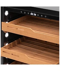 Newair 1,500 Count Electric Cigar Humidor, Built-in Humidification System with Opti-Temp Heating and Cooling Function, Built-In or Freestanding Design
