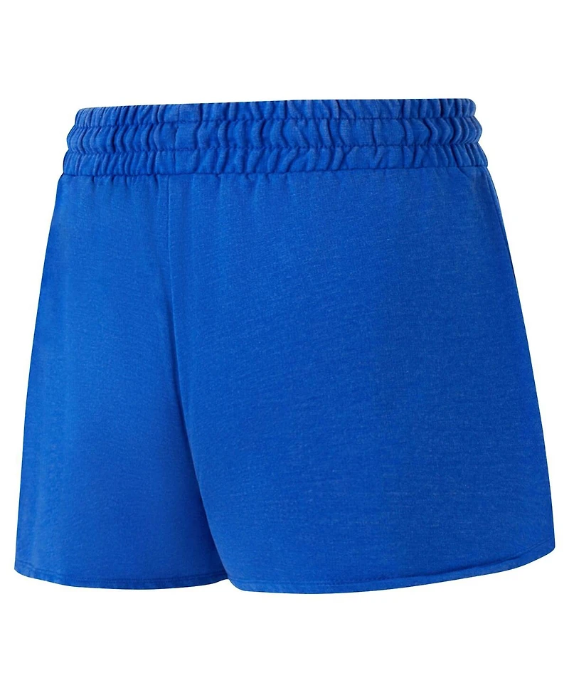 Concepts Sport Women's Blue New York Rangers Volley Fleece Shorts