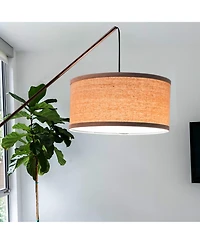 Hudson 70" Led Arc Floor Lamp with Adjustable Height