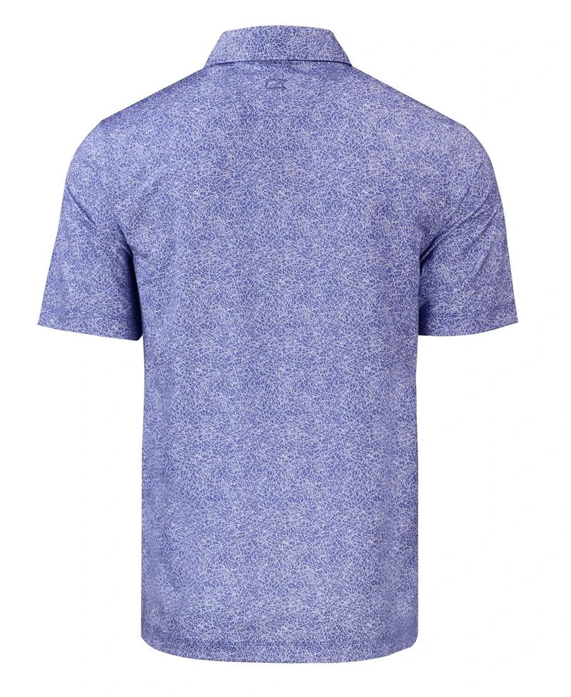 Cutter & Buck Pike Constellation Print Stretch Mens Polo Shirt
