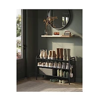 Slickblue Multi Tier Shoe Rack, Shoe Organizer, Fabric Shoe Shelf Storage