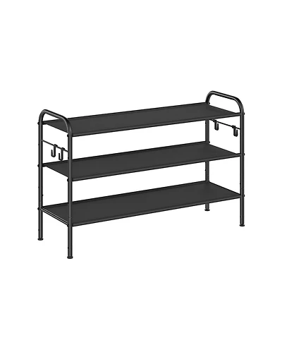 Slickblue Multi Tier Shoe Rack, Shoe Organizer, Fabric Shoe Shelf Storage