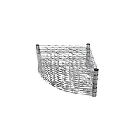 Streamdale Furniture 6-Tier Corner Wire Shelf - Chrome