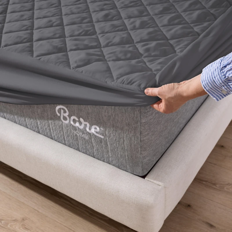 Bare Home Quilted Mattress Pad, Queen