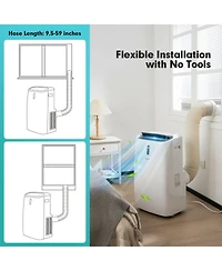 Vebreda 12000 Btu(Ashrae) Portable Air Conditioner with Smart App Control