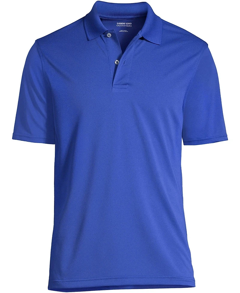 Lands' End Men's Short Sleeve Polyester Polo