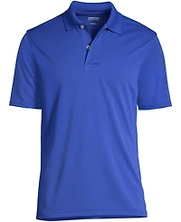 Lands' End Men's Short Sleeve Polyester Polo